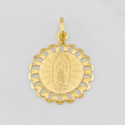 Dije Virgen de guadalupe 1.25g / 2.5cm Oro Amarillo 18K
