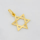 Dije Estrella de david 1.05g / 2.05cm Oro Amarillo 18K