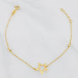 Pulso Aro seguido estrella 1.15g / 18cm / 1.35mm Tres Oros 18K
