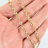 Cadena GC 9.4gr / 62cm / 4mm Oro Amarillo 18K $