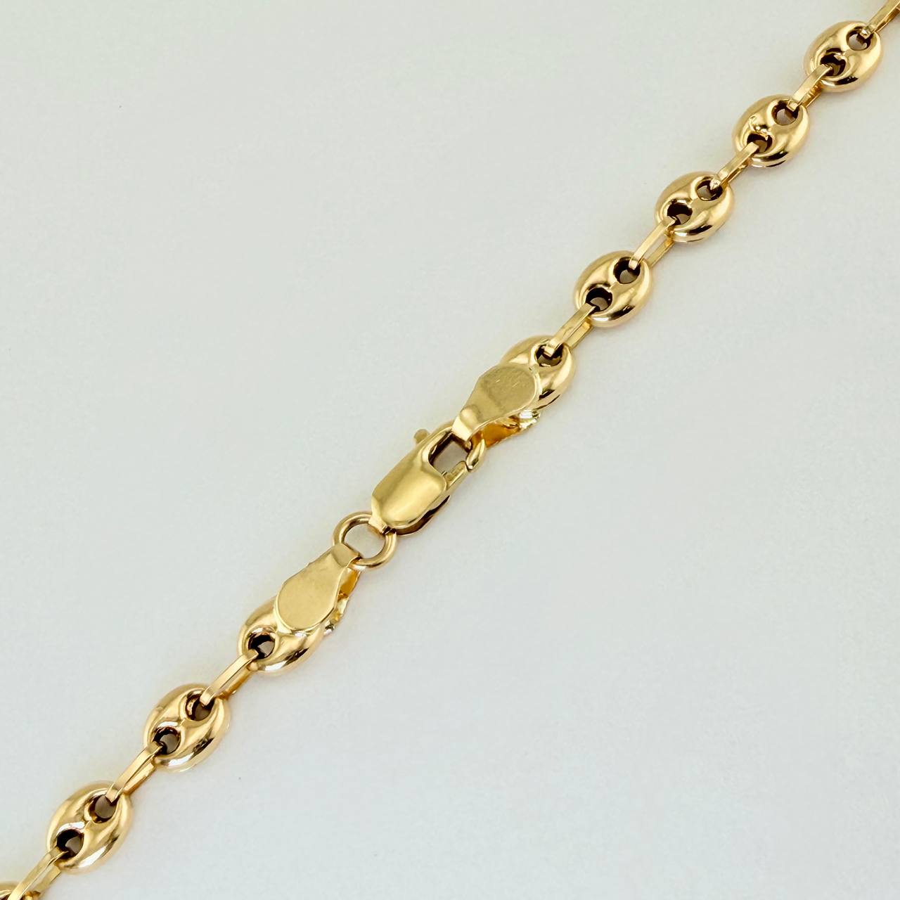 Cadena GC 9.4gr / 62cm / 4mm Oro Amarillo 18K $