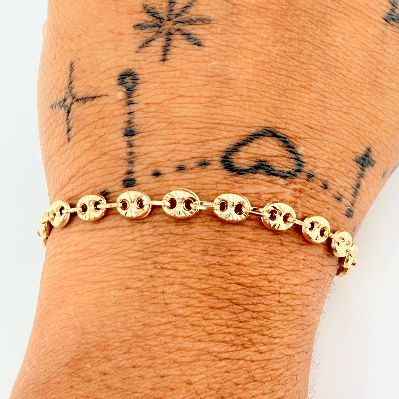 Pulso GC 4.55gr / 19.5cm / 4.75mm Oro Amarillo 18K %