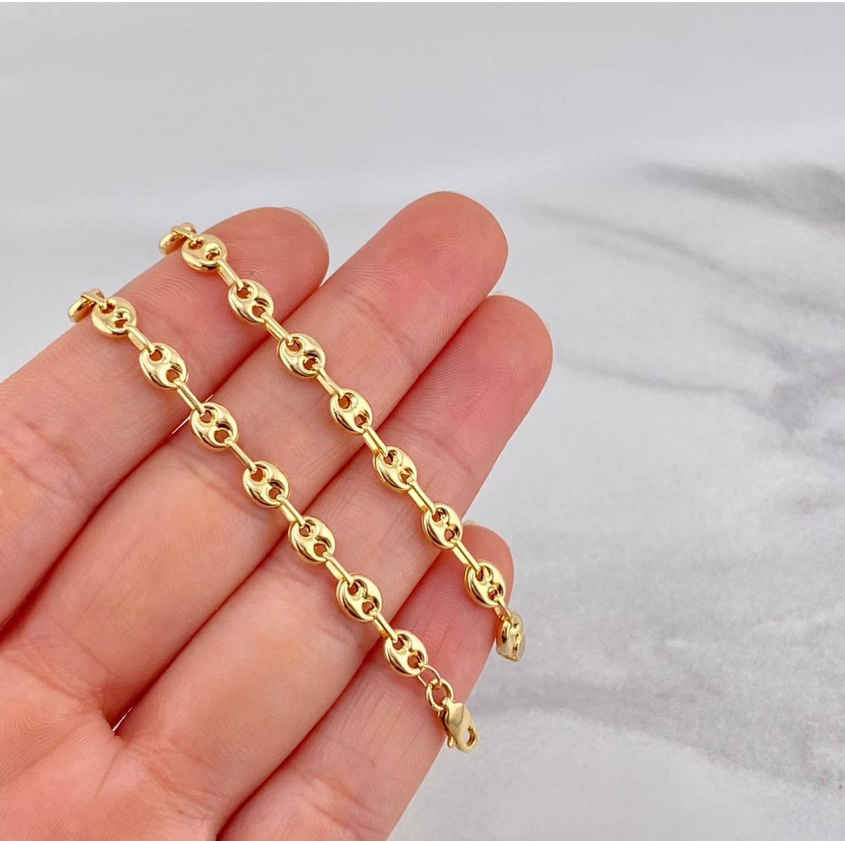 Cadena GC 9.8g / 60cm / 4.6mm Oro Amarillo 18K