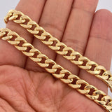 Cadena Cubana 14.5gr / 60cm / Oro Amarillo +1 18K $