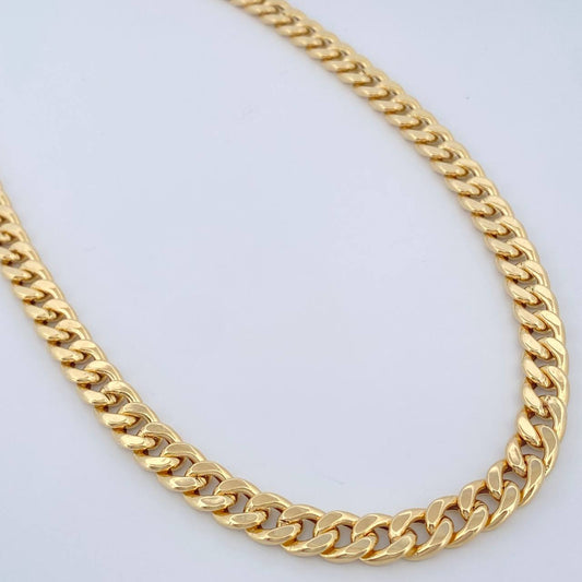 Cadena Cubana 14.5gr / 60cm / Oro Amarillo +1 18K $
