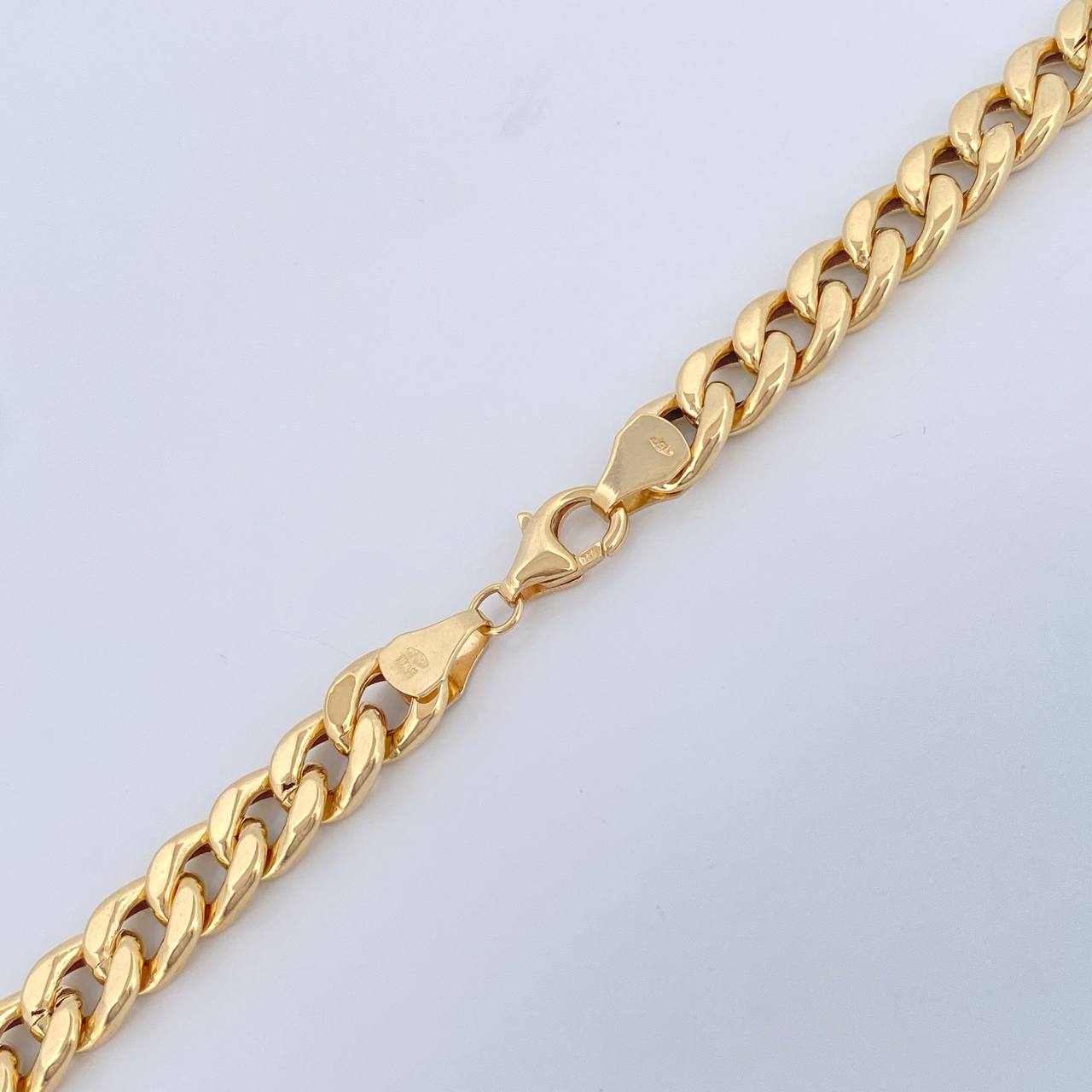 Cadena Cubana 14.5gr / 60cm / Oro Amarillo +1 18K $