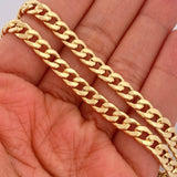 Cadena Cubana 8.6gr / 59.7cm / Oro Amarillo +1 18K $
