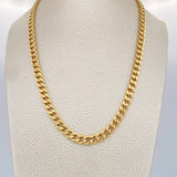 Cadena Cubana 8.6gr / 59.7cm / Oro Amarillo +1 18K $