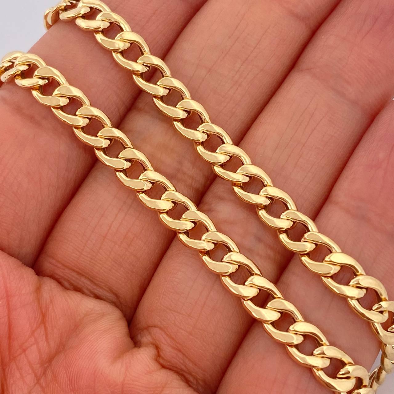 Cadena Cubana 6gr / 60.2cm / Oro Amarillo +1 18K $