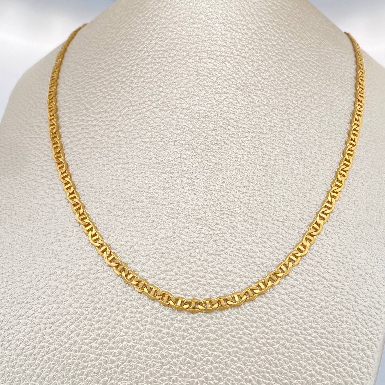 Cadena Escalera 7.35gr / 60cm / Oro Amarillo +3 18K $