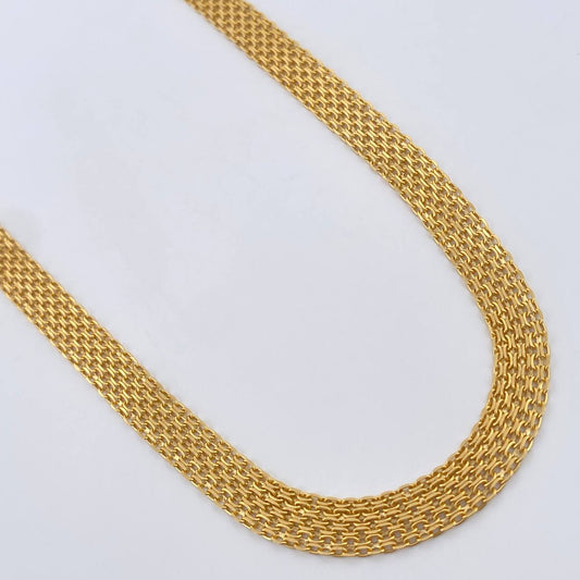 Cadena China 11.35gr / 59.5cm / Oro Amarillo +1 18K $