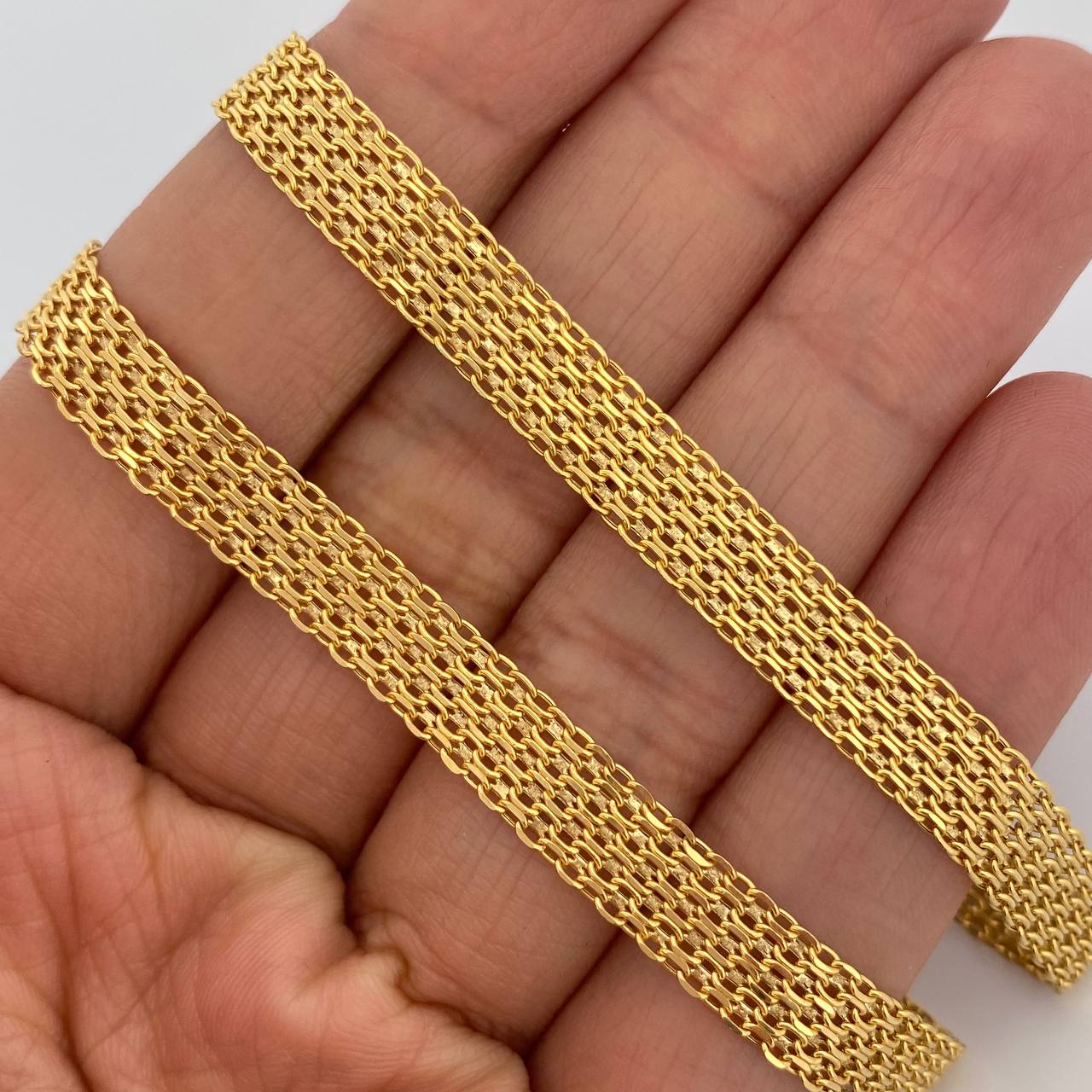 Cadena China 11.35gr / 59.5cm / Oro Amarillo +1 18K $