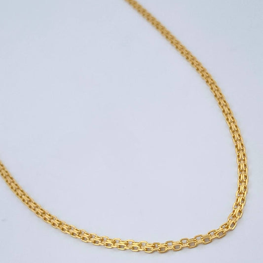 Cadena China 3.5gr / 60cm / Oro Amarillo +1 18K $