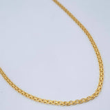 Cadena China 3.5gr / 60cm / Oro Amarillo +1 18K $