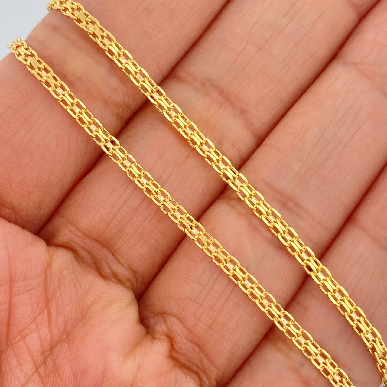 Cadena China 3.5gr / 60cm / Oro Amarillo +1 18K $
