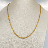 Cadena China 3.5gr / 60cm / Oro Amarillo +1 18K $