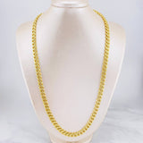 Cadena Monaco Diamantada 33.65g / 60cm / 7.8mm Oro Amarillo 18K