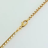 Cadena Veneciana 33.65gr / 70.2cm / 2.58mm Dos Oros Amarillo Blanco +3 18K $