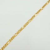 Pulso Figaro 2.2gr / 19.3cm / 3.23mm Oro Amarillo +1 18K $