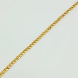 Pulso Cubana 1.95gr / 19cm / 2.68mm Oro Amarillo +1 18K $