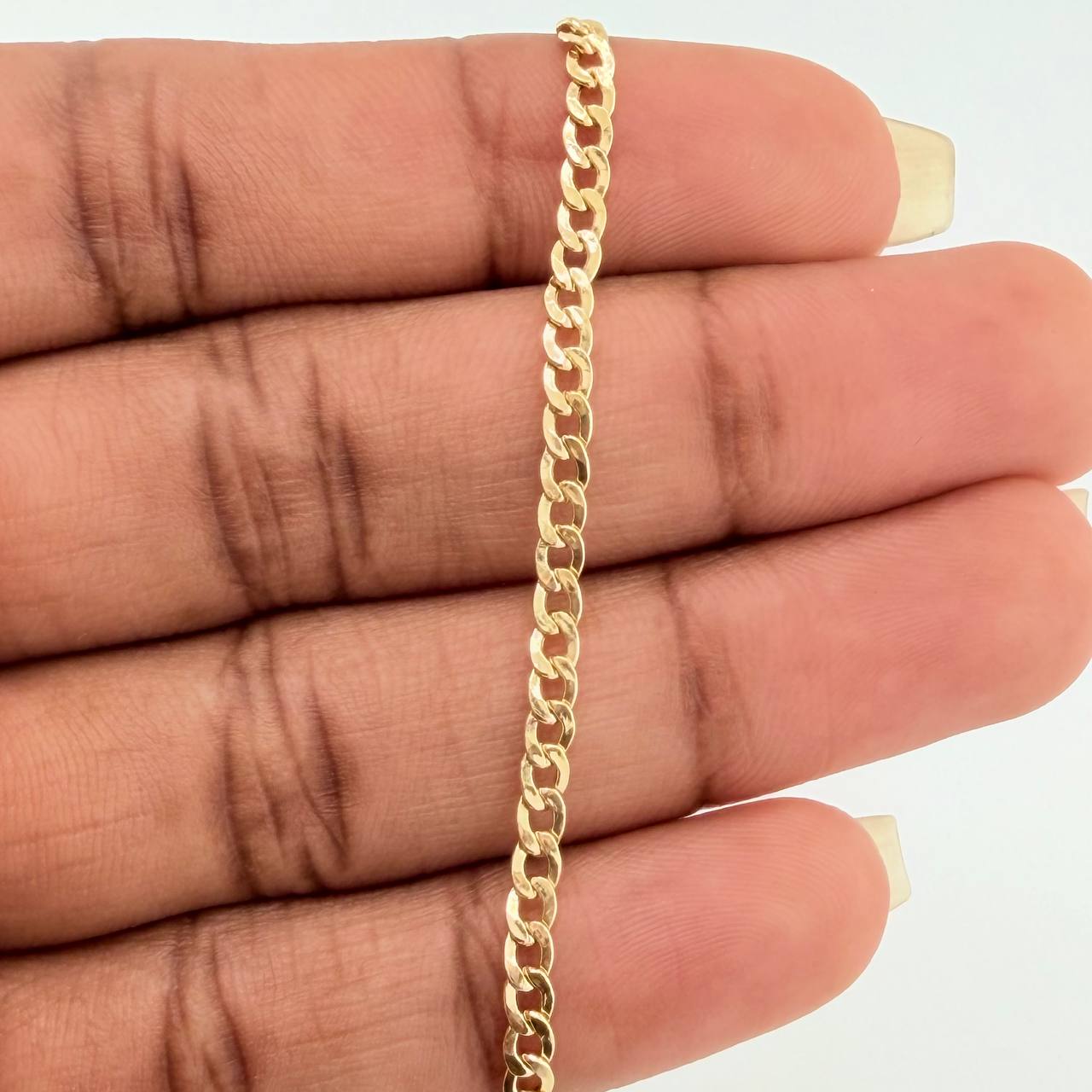 Pulso Cubana 1.95gr / 19cm / 2.68mm Oro Amarillo +1 18K $