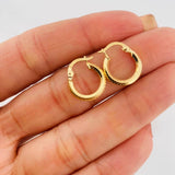 Candongas Ciri 1.05g / 1.5cm Oro Amarillo 18K