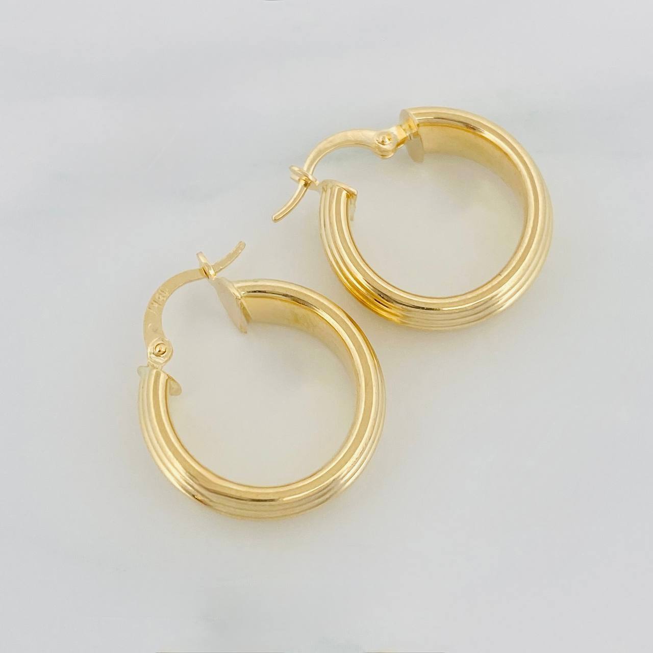 Candongas Winter 3.1g / 2.2cm Oro Amarillo 18K