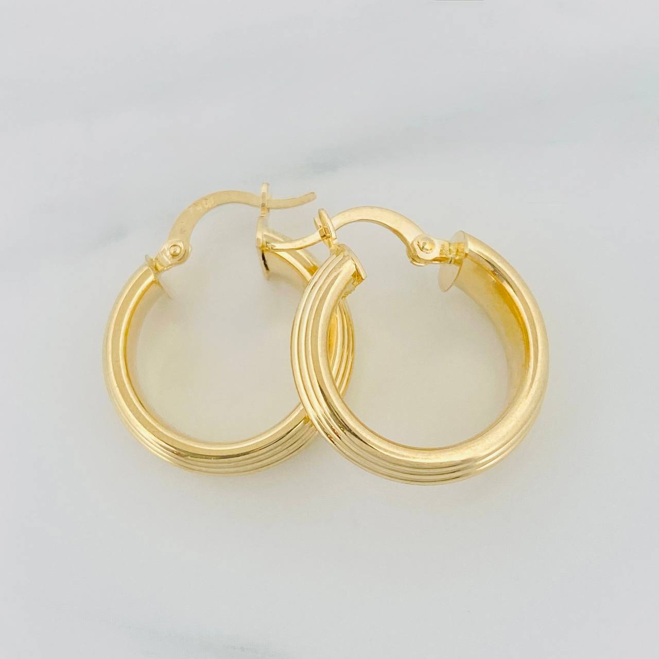 Candongas Winter 3.1g / 2.2cm Oro Amarillo 18K