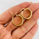 Candongas Winter 3.1g / 2.2cm Oro Amarillo 18K