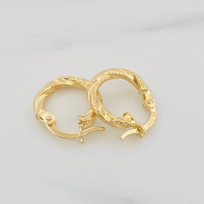 Candongas Anny 1g / 1.3cm Oro Amarillo 18K
