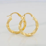Candongas Kari 2.2g / 2.3cm Oro Amarillo 18K