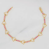 Pulso Mariposas 6g / 19cm / 2.6mm Oro Amarillo 18K
