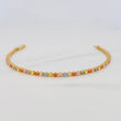 Pulso Tennis 4.45g / 16cm / 2.5mm Oro Amarillo 18K