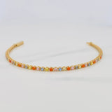 Pulso Tennis 4.45g / 16cm / 2.5mm Oro Amarillo 18K