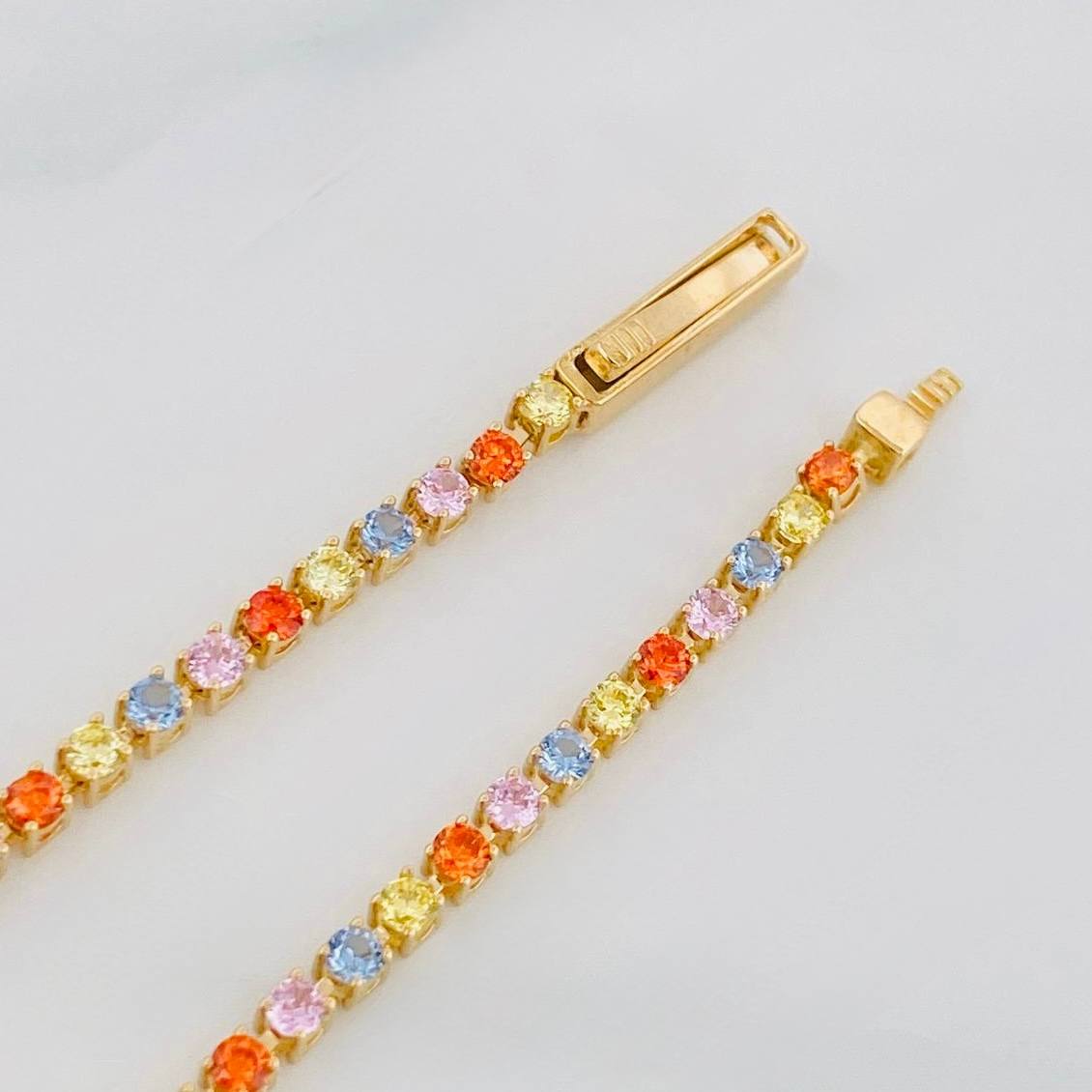 Pulso Tennis 4.45g / 16cm / 2.5mm Oro Amarillo 18K