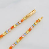 Pulso Tennis 4.45g / 16cm / 2.5mm Oro Amarillo 18K