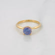 Anillo Solitario Moisanita 75 Pts 2.55g / T7 Oro Amarillo 18K