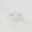 Anillo Solitario Rombo Moisanita 1 Qts 1.75g / T6 1/4 Oro Amarillo 18K