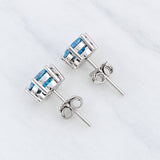 Topos Seis Garras Moisanita 1 Qts 2.15g / 7.16mm Oro Blanco 18K