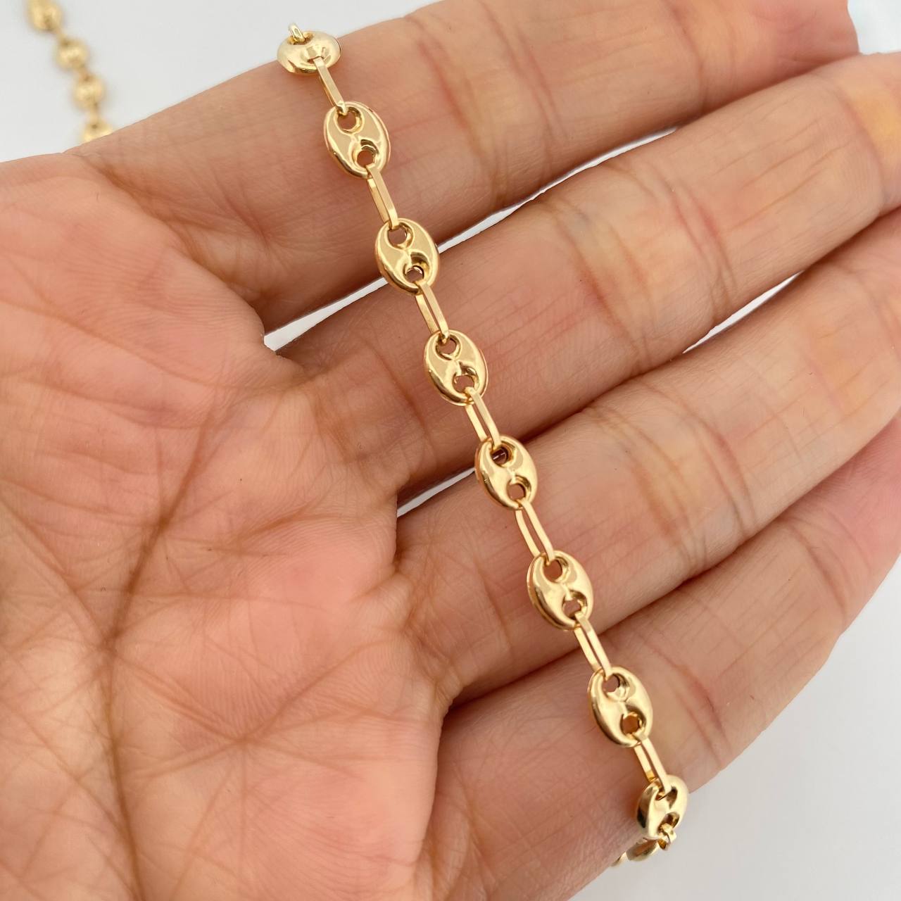 Cadena GC 6.7g / 50cm / 4.1mm Oro Amarillo 18K