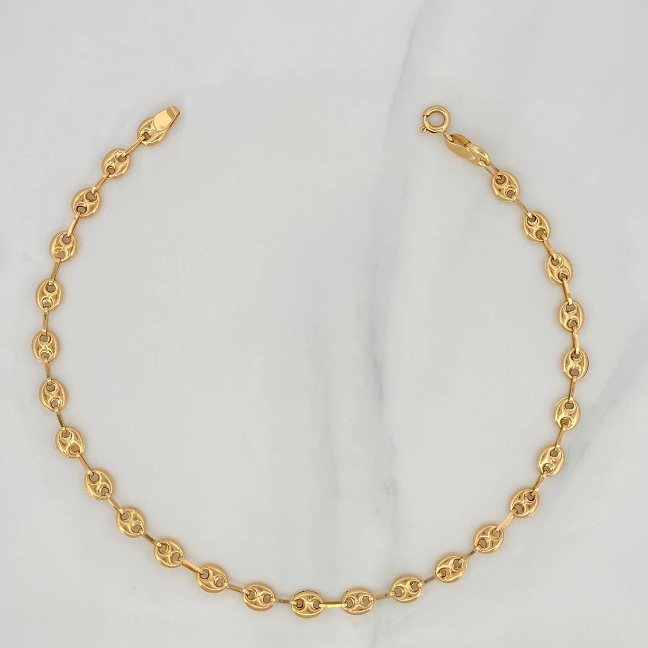 Tobillera GC 3.7g / 27cm / 5.1mm Oro Amarillo 18K