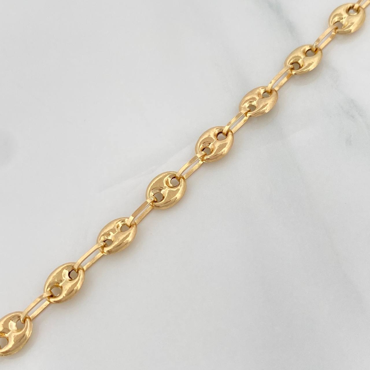 Tobillera GC 3.7g / 27cm / 5.1mm Oro Amarillo 18K