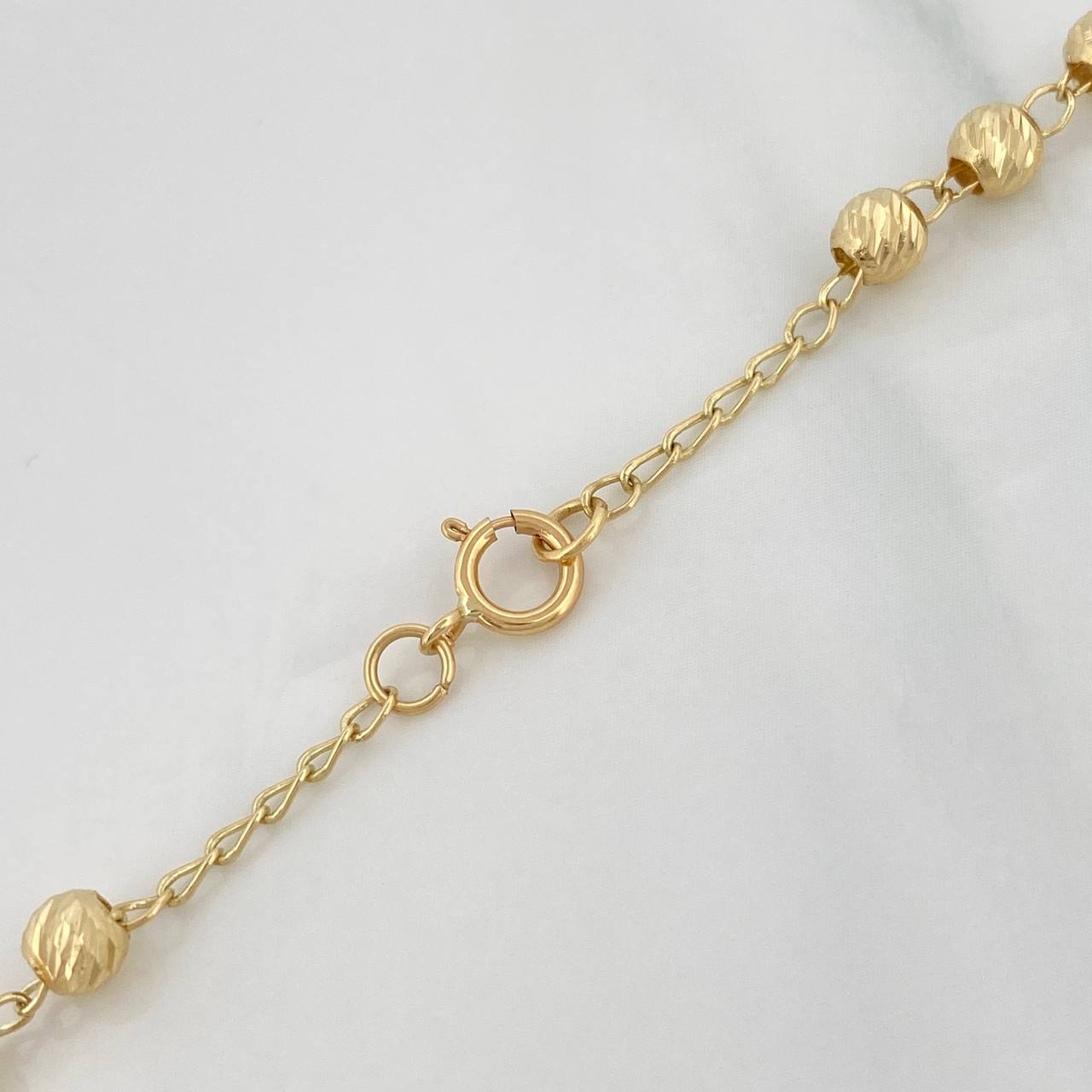 Rosario Virgen Milagrosa 6.75g / 55cm / 3mm Oro Amarillo 18K