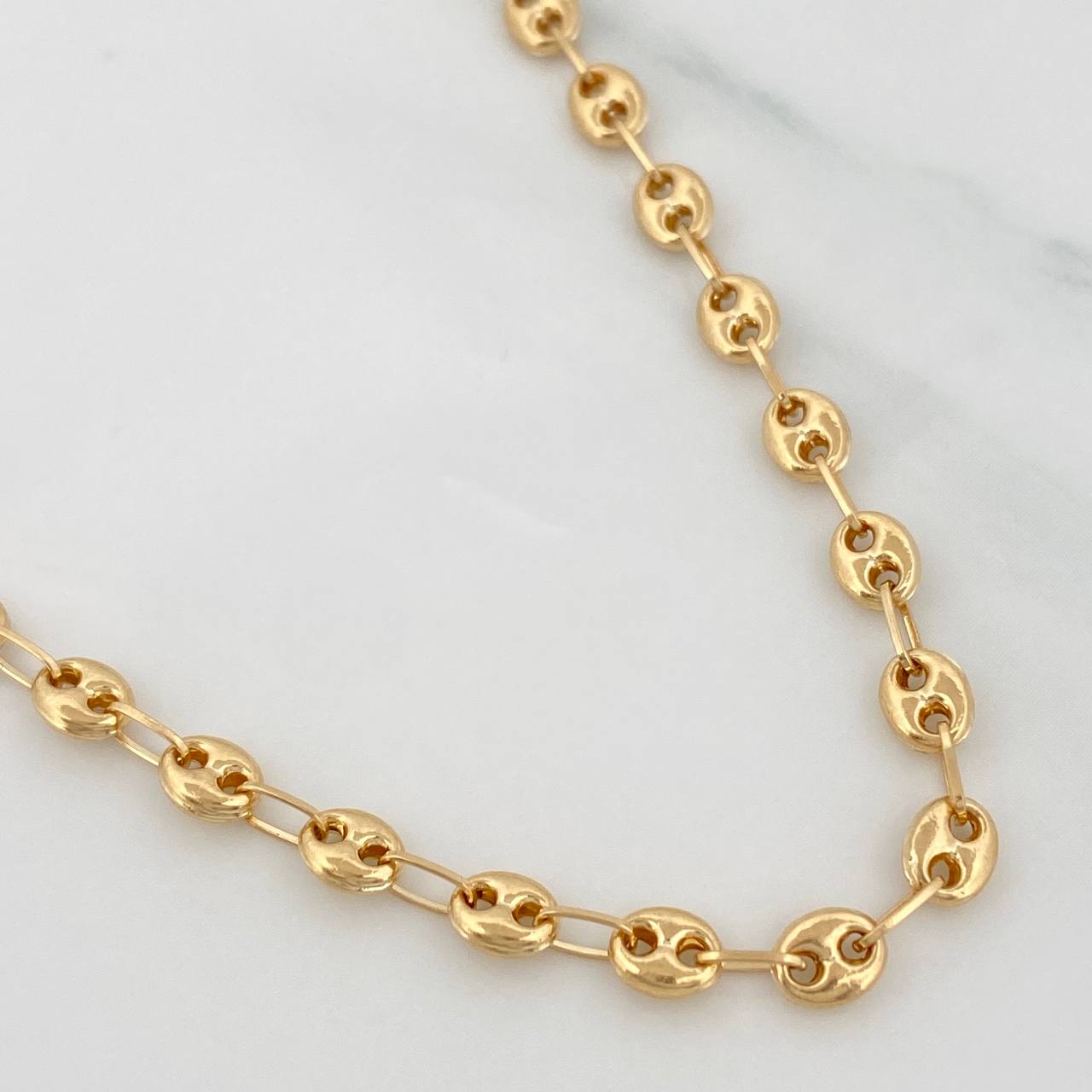 Cadena GC 6.7g / 50cm / 4.1mm Oro Amarillo 18K