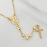 Rosario Virgen Milagrosa 6.2g / 55cm / 3mm Oro Amarillo 18K