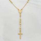 Rosario Virgen Milagrosa 6.75g / 55cm / 3mm Oro Amarillo 18K