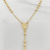 Rosario Virgen Milagrosa 6.2g / 55cm / 3mm Oro Amarillo 18K