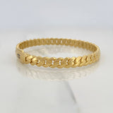 Pulso Cubano Infinito 12g / 19cm / 6.5mm Oro Amarillo 18K