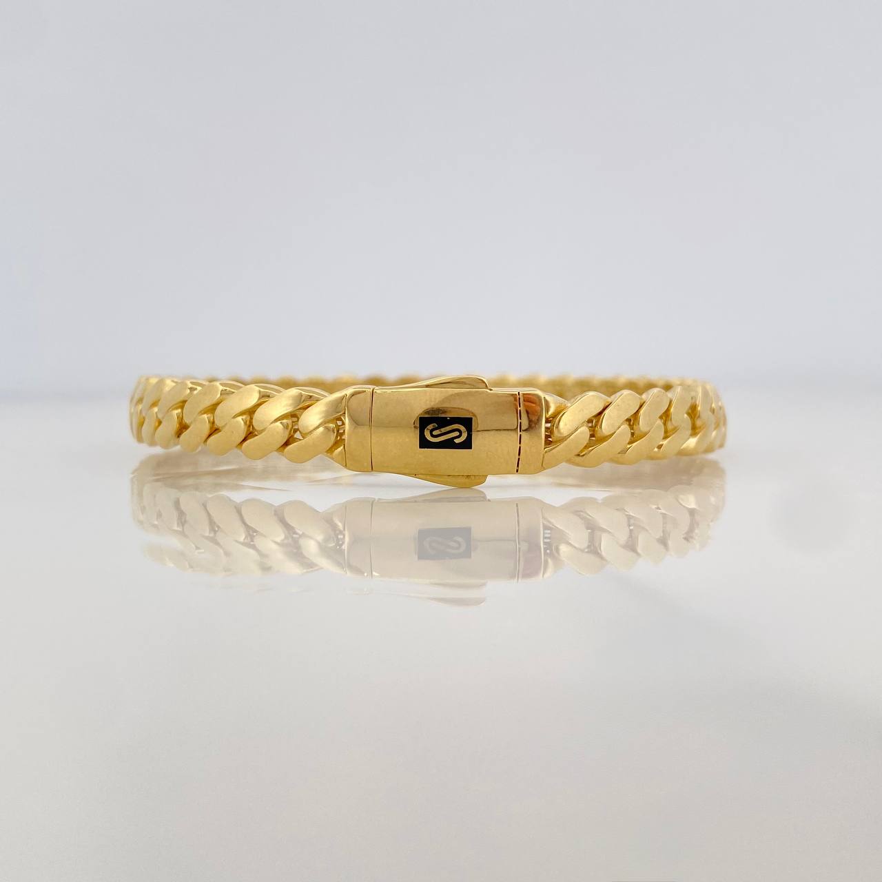 Pulso Cubano Infinito 12g / 19cm / 6.5mm Oro Amarillo 18K
