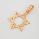 Dije Silueta Estrella 0.75g / 2.5cm Oro Rosa 18K